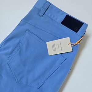 Peter Millar Mens 30x34 Blue Bonnet‎ eb66 Performance Golf 5 Pocket Pants